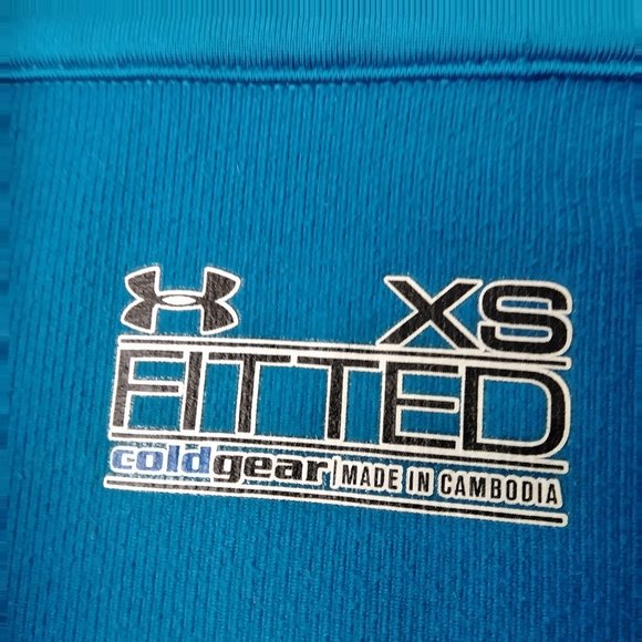 UNDER ARMOUR FITTED COLD GEAR LADIES 3/4 ZIP SZ XS - Picture 6 of 8